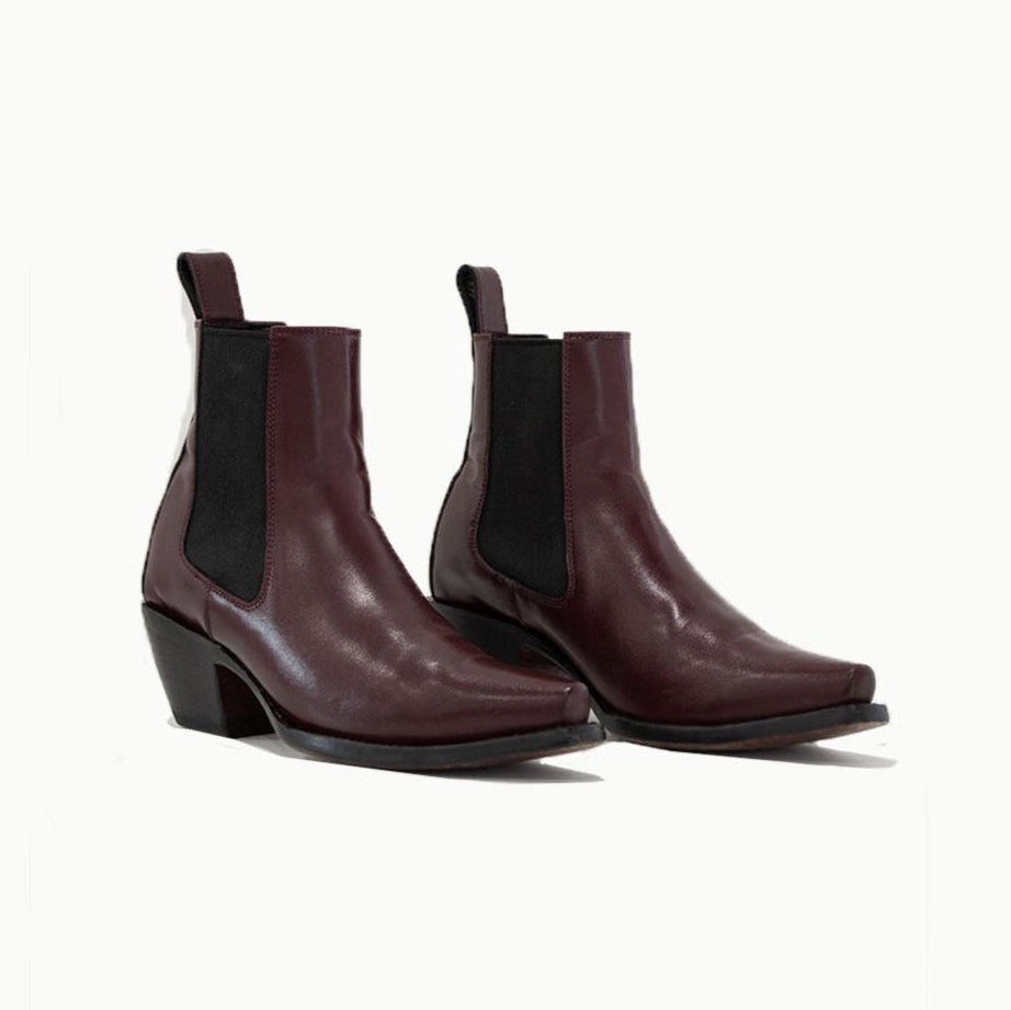 The Sandra Boot in Burgundy - Che Cose Belle