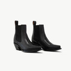 The Sandra Boot in Matte Black - Che Cose Belle