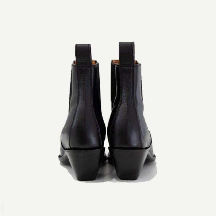The Sandra Boot in Matte Black - Che Cose Belle