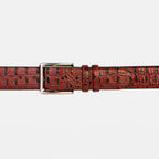 The Savamala Burgundy Leather Belt - Che Cose Belle