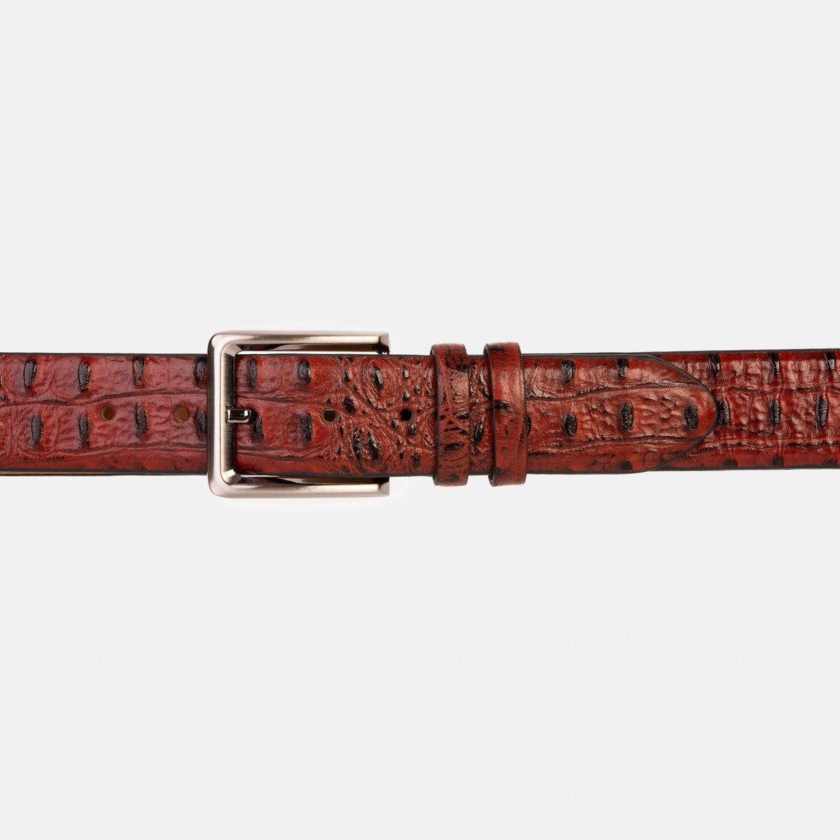 The Savamala Burgundy Leather Belt - Che Cose Belle