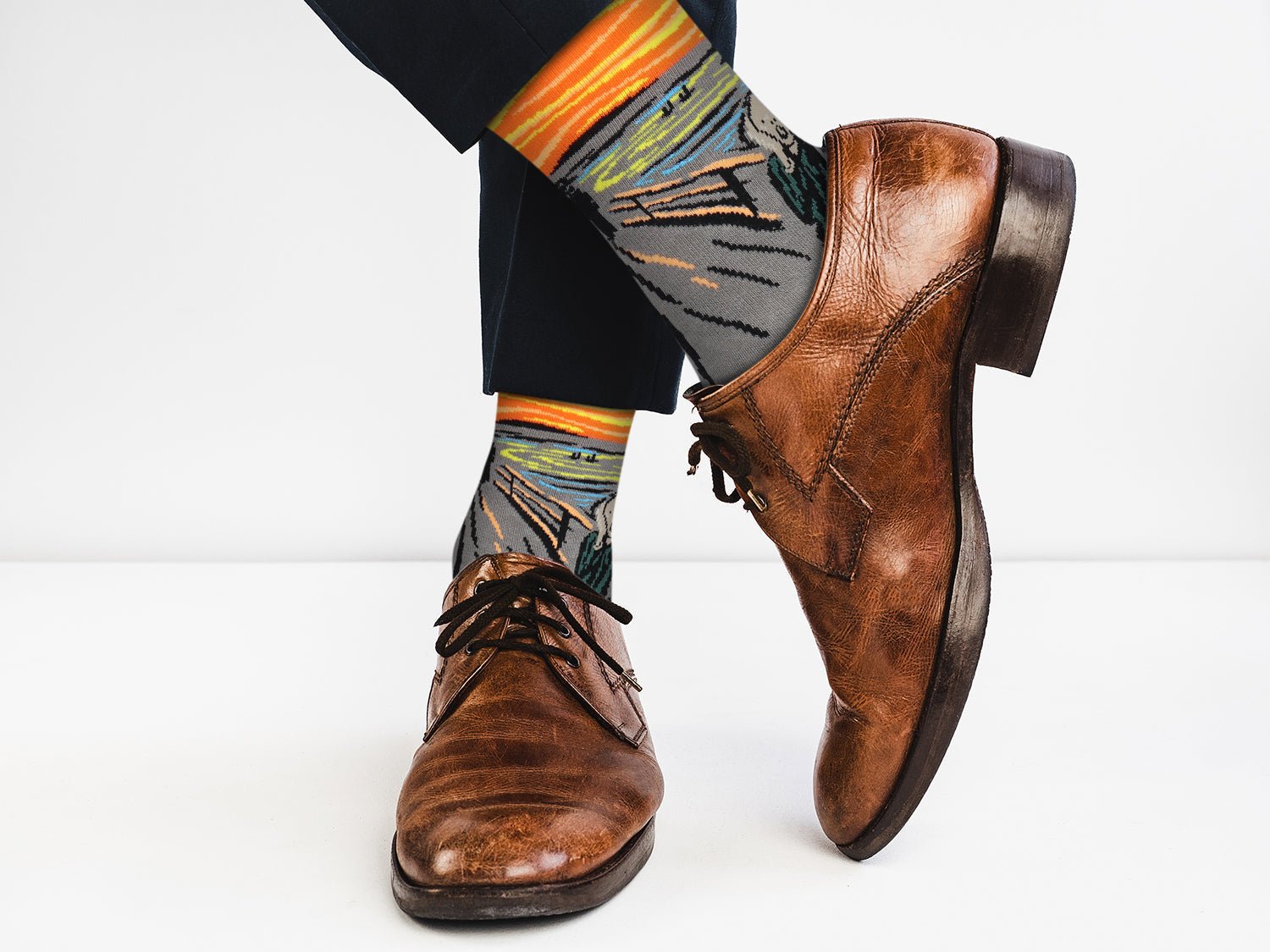 The Scream by Edvard Munch Art Socks - Comfy Cotton for Men & Women - Che Cose Belle