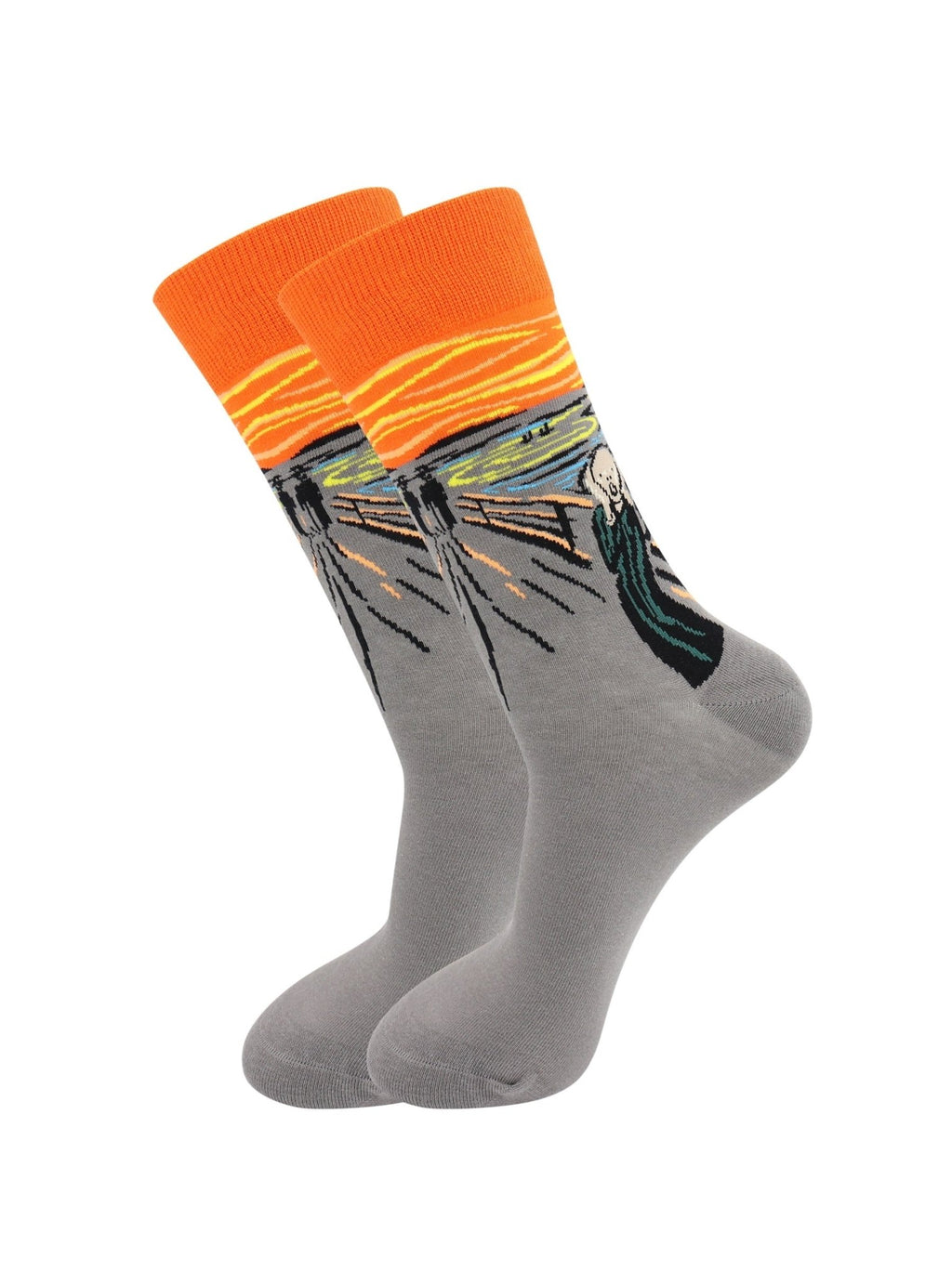 The Scream by Edvard Munch Art Socks - Comfy Cotton for Men & Women - Che Cose Belle