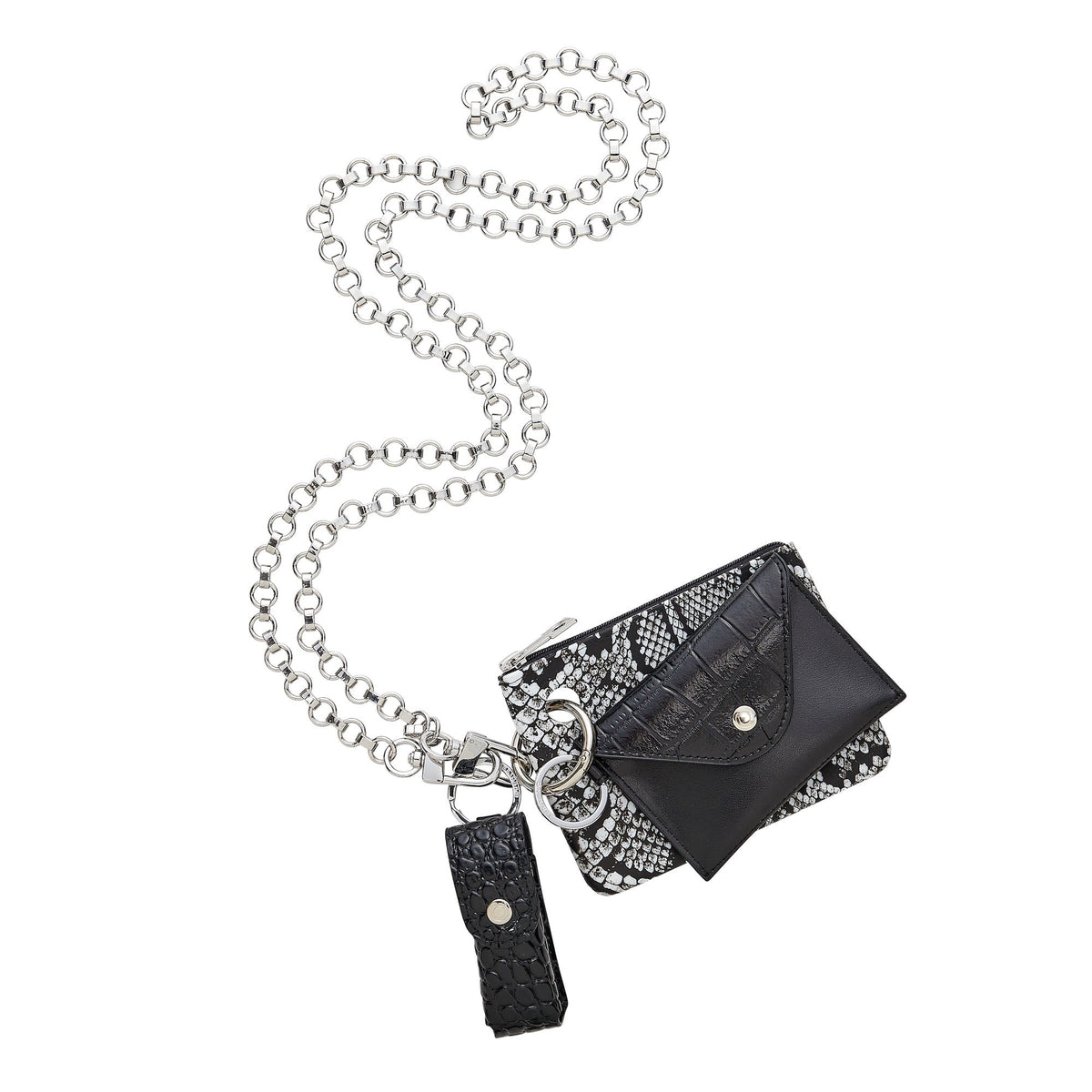 The Smooch Lipstick Holder — Black Croc - Che Cose Belle