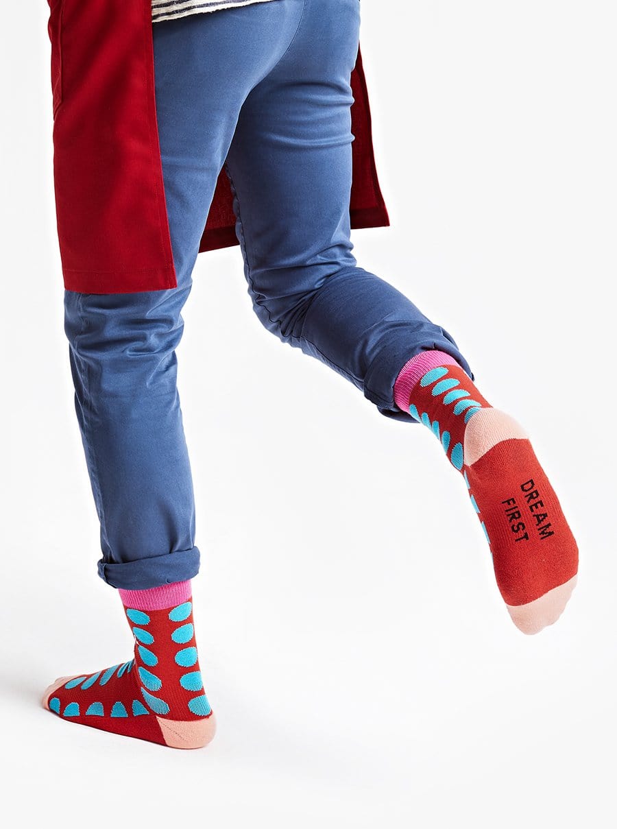 The Socks - Dream First Details Later Red - Che Cose Belle