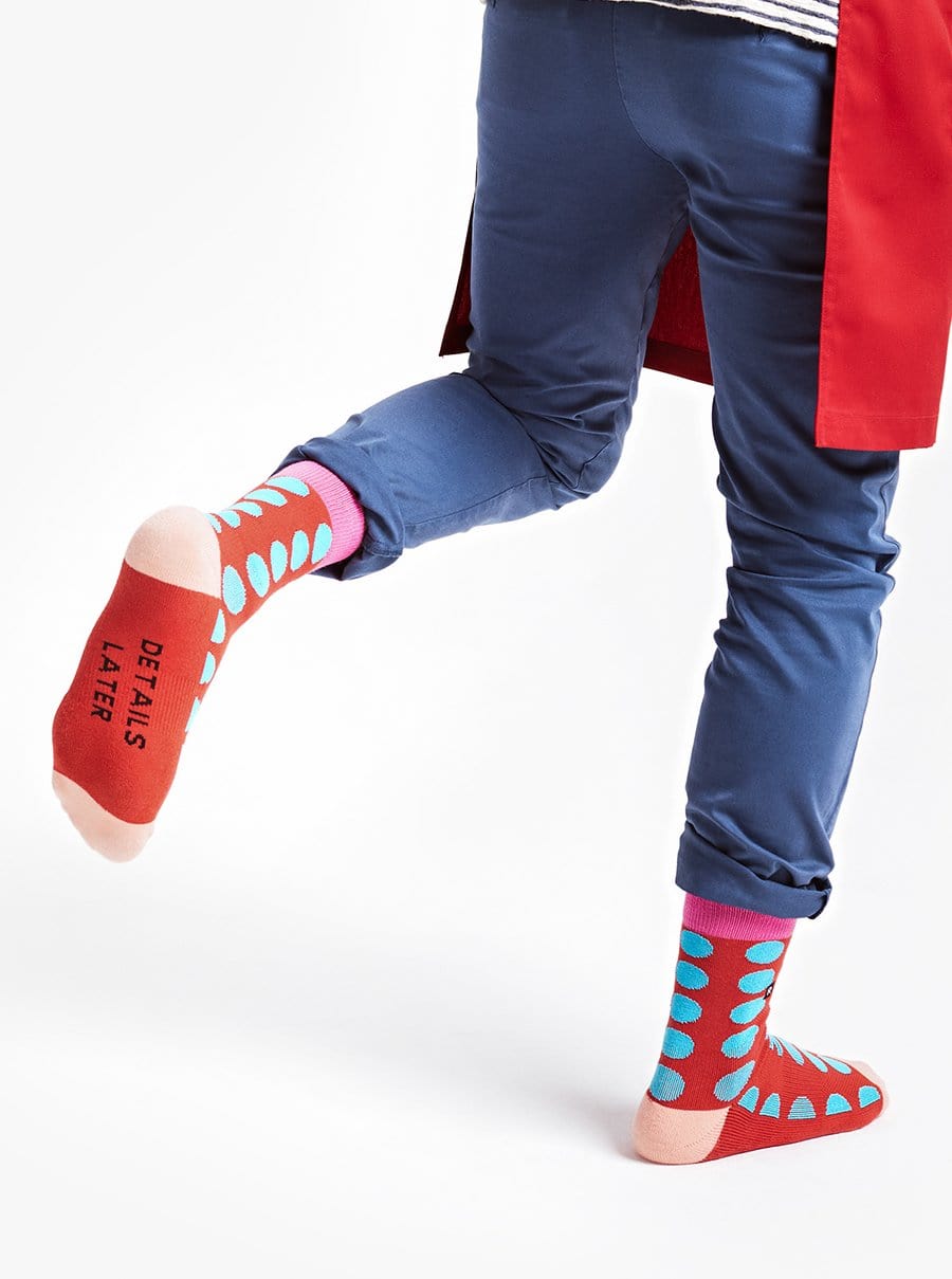 The Socks - Dream First Details Later Red - Che Cose Belle