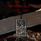 The Star Major Arcana Tarot Stainless Steel Necklace - Che Cose Belle