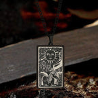 The Sun Major Arcana Tarot Stainless Steel Necklace - Che Cose Belle
