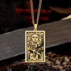 The Sun Major Arcana Tarot Stainless Steel Necklace - Che Cose Belle