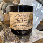 The Sun Tarot Card Intention Soy Wax Candle - 9oz - Che Cose Belle