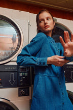 The Sunday Stroll Denim Shirt Dress - Che Cose Belle