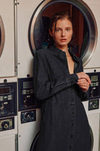 The Sunday Stroll Denim Shirt Dress - Che Cose Belle