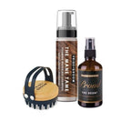 THE TOOL KIT | Complete waterless dog grooming set. Includes foaming shampoo, moisturizing balm & grooming brush. - Che Cose Belle