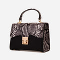 The Venezia Black Leather Handbag - Che Cose Belle
