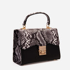 The Venezia Black Leather Handbag - Che Cose Belle