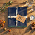 Thieffry Contrast Trim Napkin, Indigo - Che Cose Belle