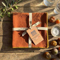Thieffry Contrast Trim Napkin, Sienna - Che Cose Belle