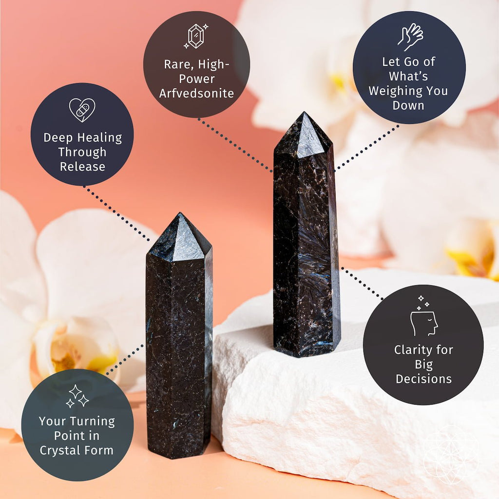 This Is Your Breakthrough – Rare Arfvedsonite Point - Che Cose Belle