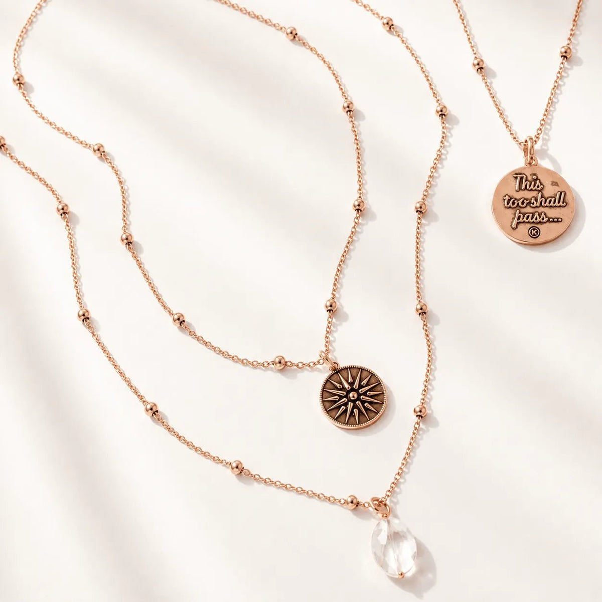 This Too Shall Pass Star Dainty Necklace - Che Cose Belle
