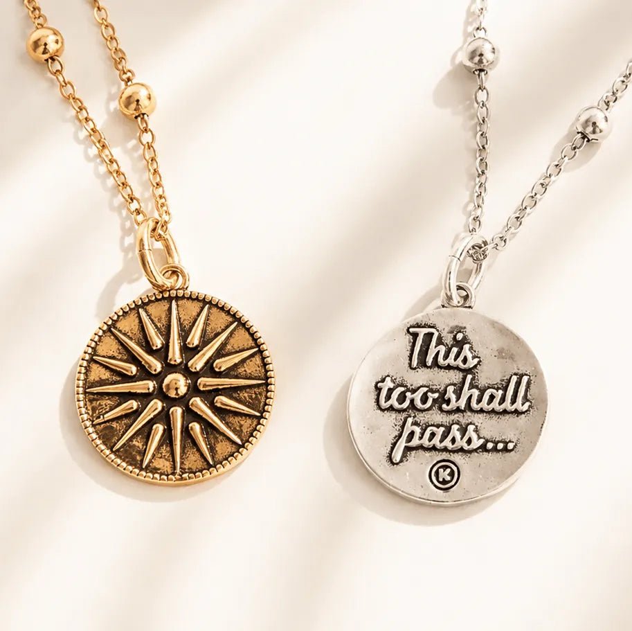This Too Shall Pass Star Dainty Necklace - Che Cose Belle