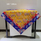 Tibetan-Style Thickened Altar Cloth – 100×100cm Decorative Table Cover - Che Cose Belle