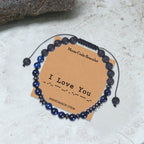Tiger Eye Morse Code Beads Bracelet - Che Cose Belle
