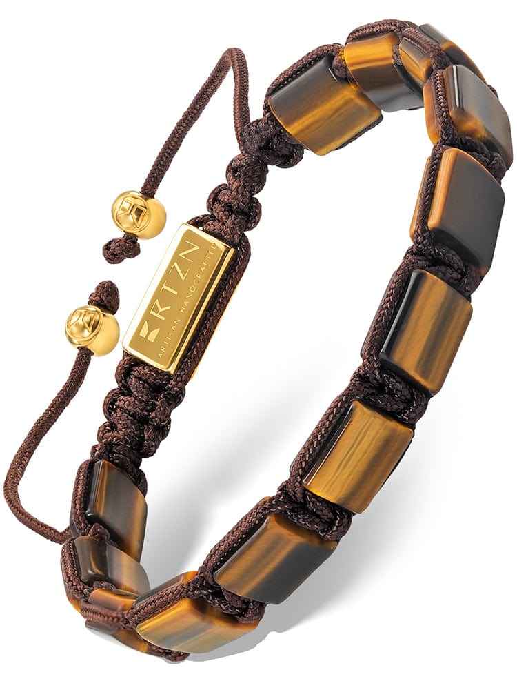Tigers Eye Beaded Bracelet - Havana - Che Cose Belle