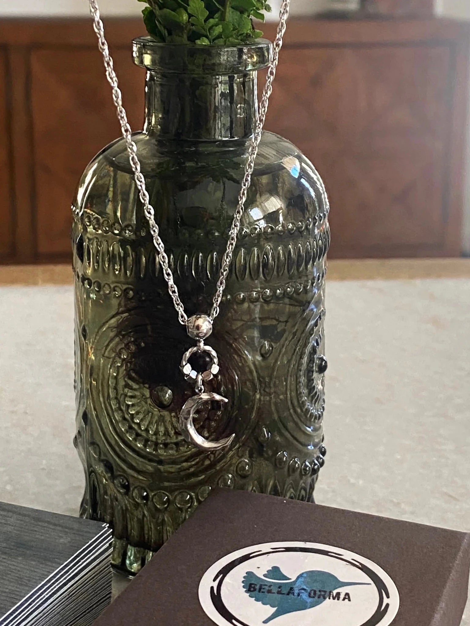 TINY MOON NECKLACE - Che Cose Belle