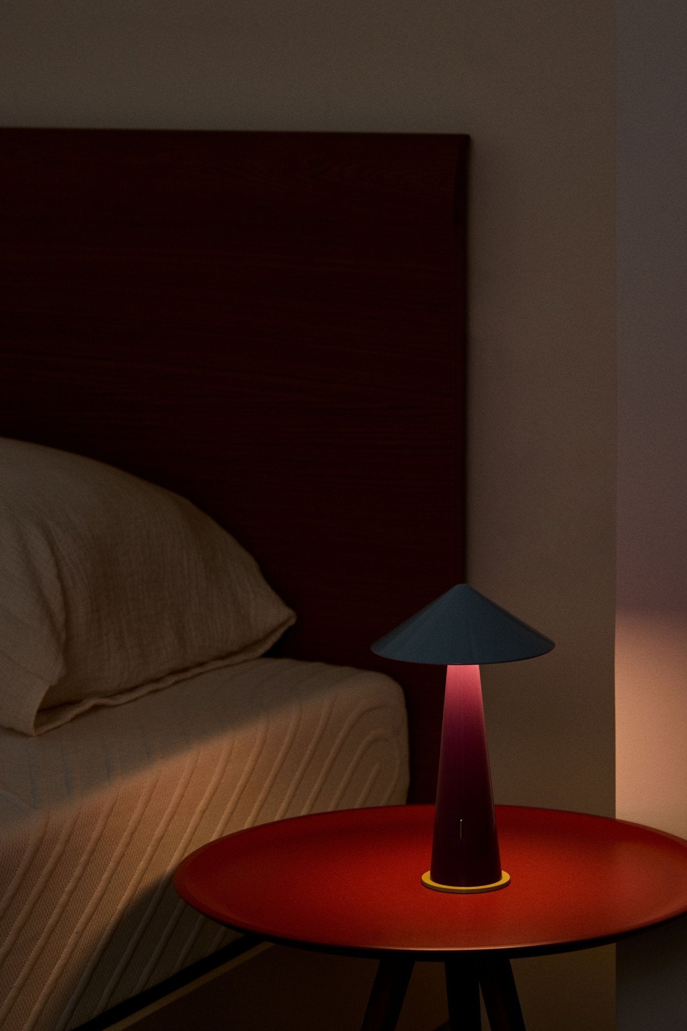 TIPSY Portable lamp - Gray blue/Dear plum - Che Cose Belle