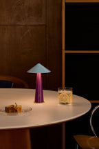 TIPSY Portable lamp - Gray blue/Dear plum - Che Cose Belle