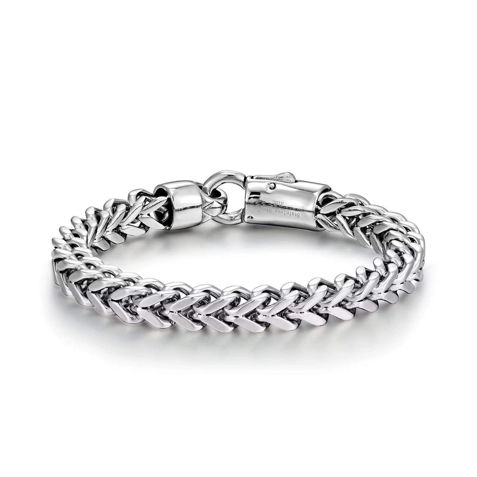 Titan Braid – Men's Stainless Steel Bracelet - Che Cose Belle