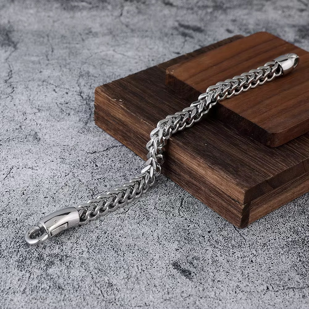 Titan Braid – Men's Stainless Steel Bracelet - Che Cose Belle