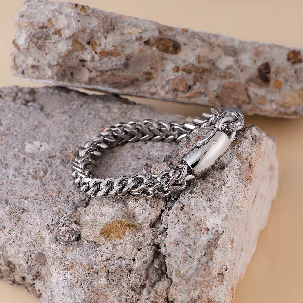 Titan Braid – Men's Stainless Steel Bracelet - Che Cose Belle