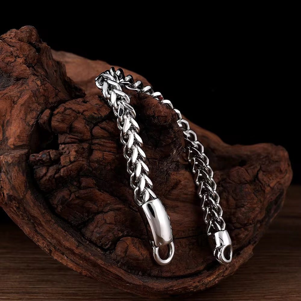 Titan Braid – Men's Stainless Steel Bracelet - Che Cose Belle