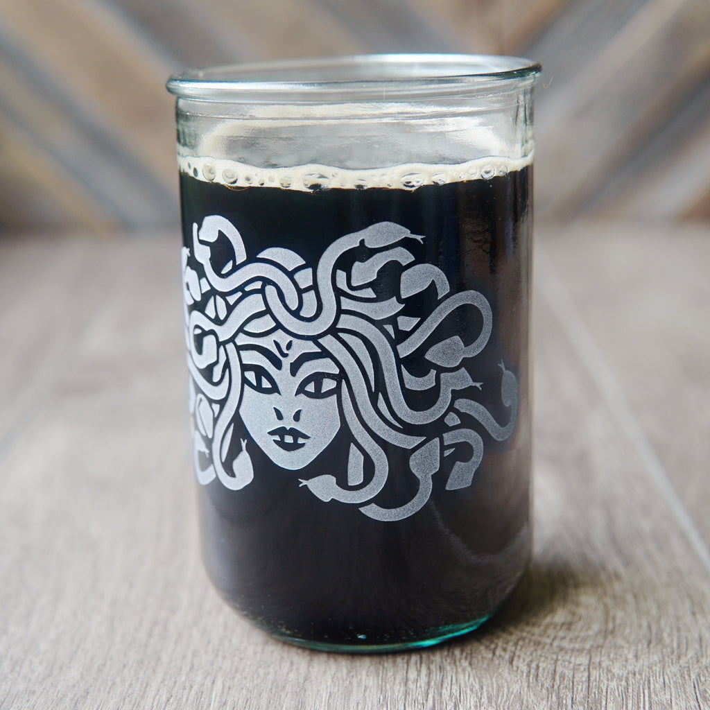 Medusa Rustic Recycled Glass Tumbler