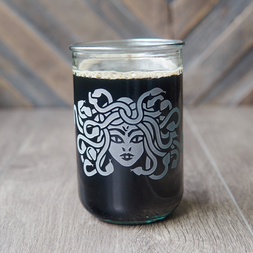 Medusa Rustic Recycled Glass Tumbler