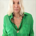 Today I Choose Joy Heart Wood Boho Wrap Bracelet/Necklace - Che Cose Belle