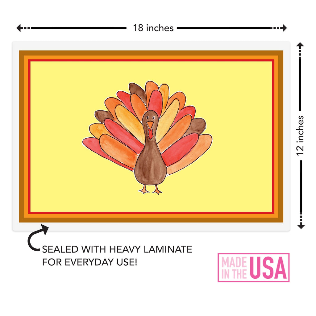 Tom Turkey Kids Placemat - Che Cose Belle