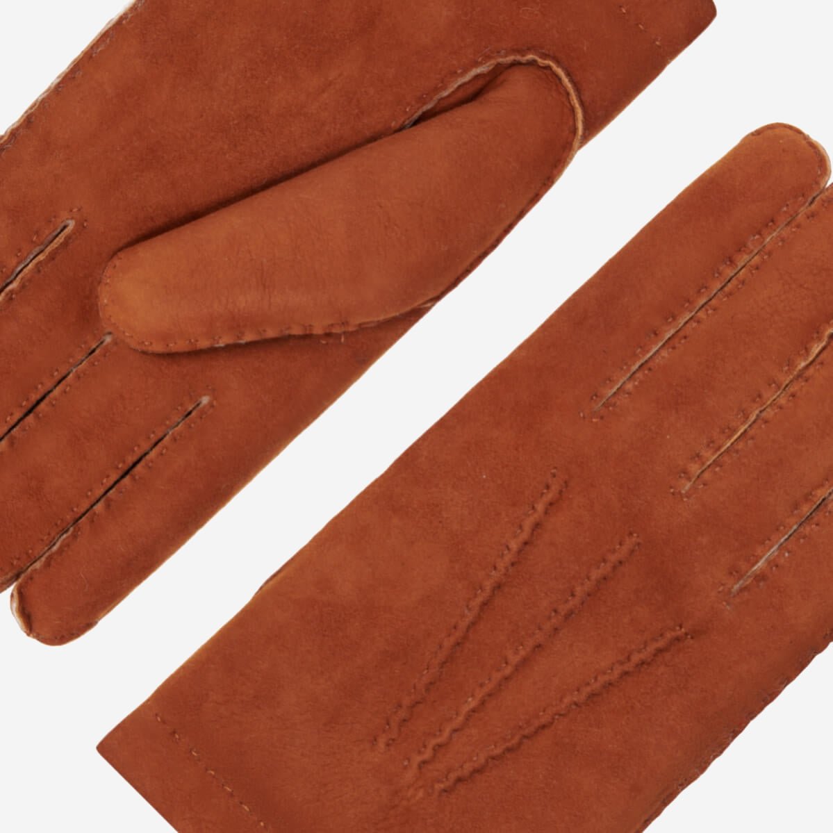 Tommaso - Italian suede leather gloves with luxurious natural sheep fur lining - Che Cose Belle