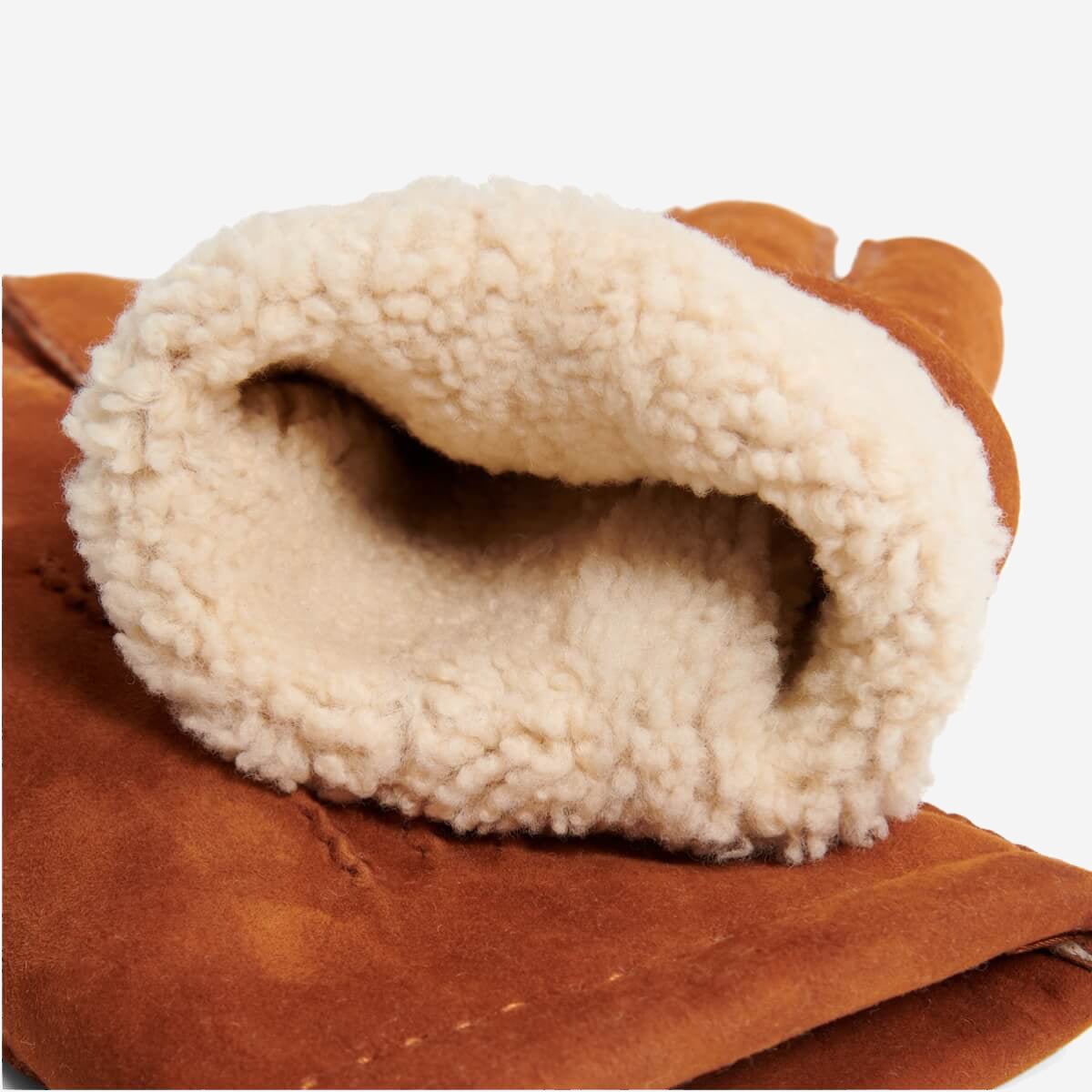 Tommaso - Italian suede leather gloves with luxurious natural sheep fur lining - Che Cose Belle