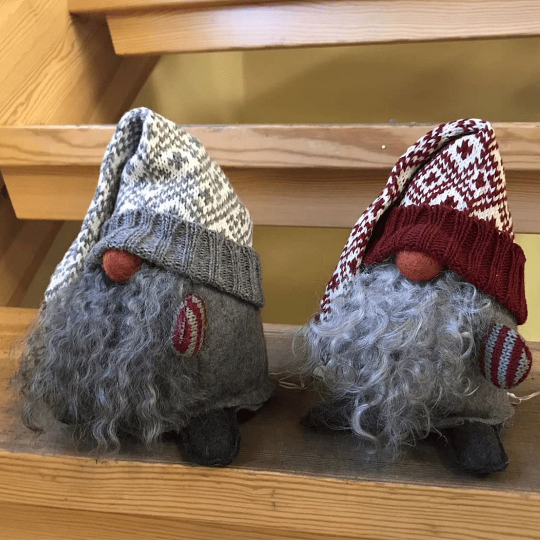 Tomte Gnome - Little Claus (Grey knitted Cap) - Che Cose Belle