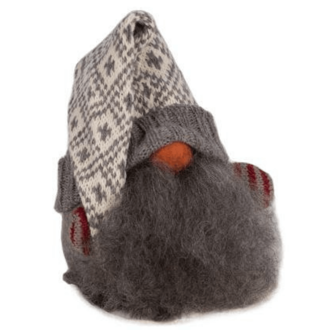 Tomte Gnome - Little Claus (Grey knitted Cap) - Che Cose Belle