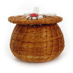Toothy Mouse Lidded Basket - Che Cose Belle
