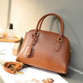 Top-Grain Leather Versatile Bag 2026 New Boston Pillow Bag Shoulder And Crossbody Bag Large Capacity Genuine Leather Handbag - Che Cose Belle