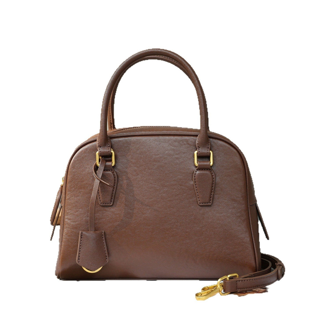 Top-Grain Leather Versatile Bag 2026 New Boston Pillow Bag Shoulder And Crossbody Bag Large Capacity Genuine Leather Handbag - Che Cose Belle