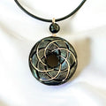 Torus Vortex Pendant - Shungite orgonite Rodin coil necklace - Che Cose Belle