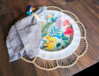 Toucan Handwoven Iraca Napkin Ring - Che Cose Belle