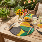 Toucan Handwoven Iraca Placemat - Che Cose Belle