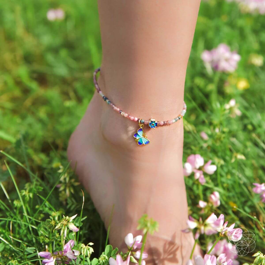 Tourmaline Anklet of Hope - Che Cose Belle