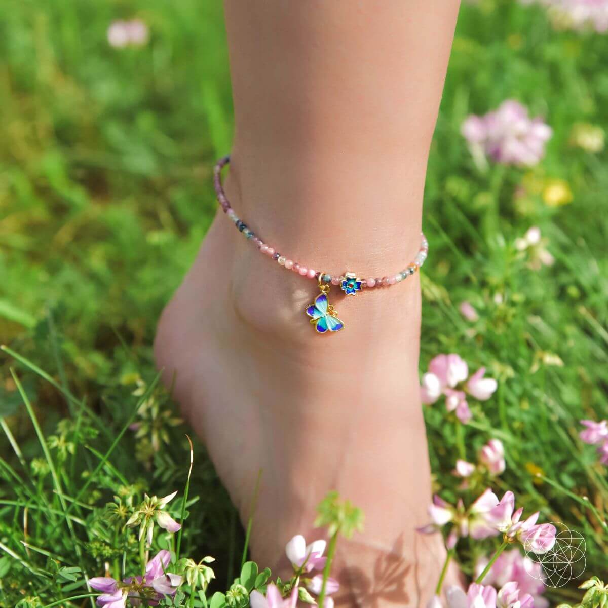 Tourmaline Anklet of Hope - Che Cose Belle